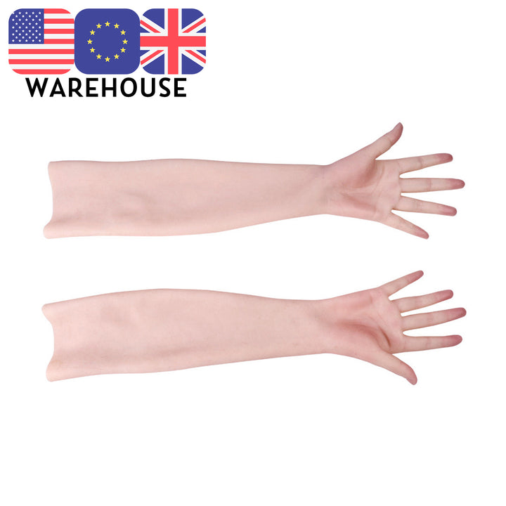 Realistische weibliche Silikon Handschuhe 8G