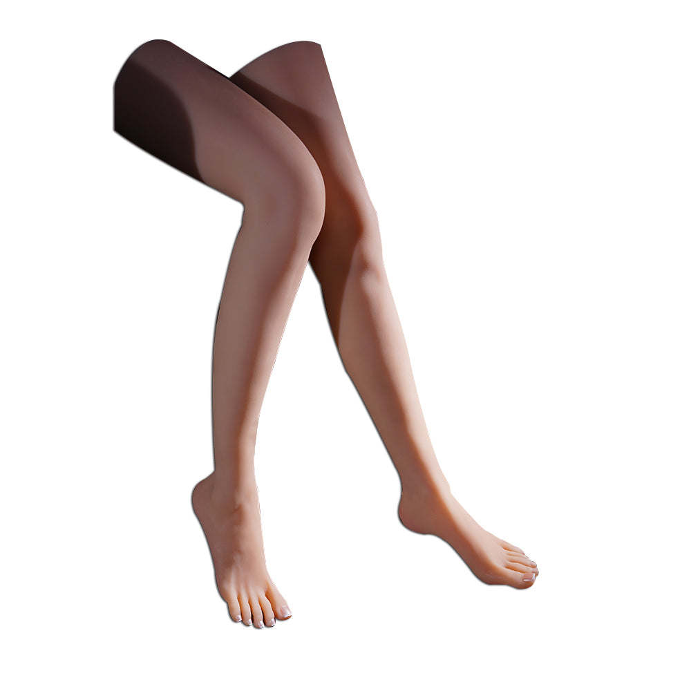 Soft Silicone Lifesize Female Mannequin Leg with Nail Foot Fetishism Shoes Jewelry Sock Display