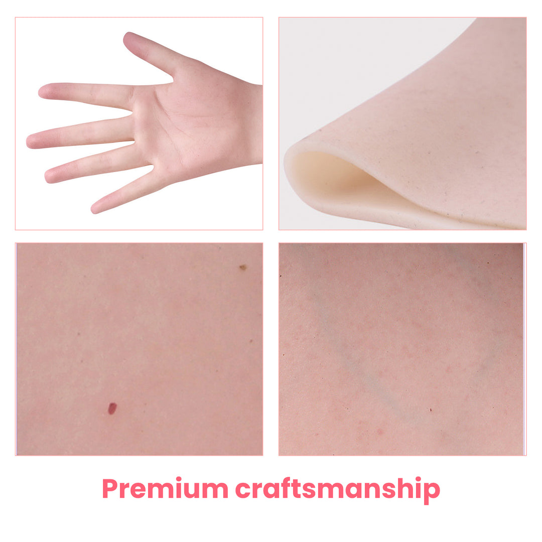 Realistische weibliche Silikon Handschuhe 8G