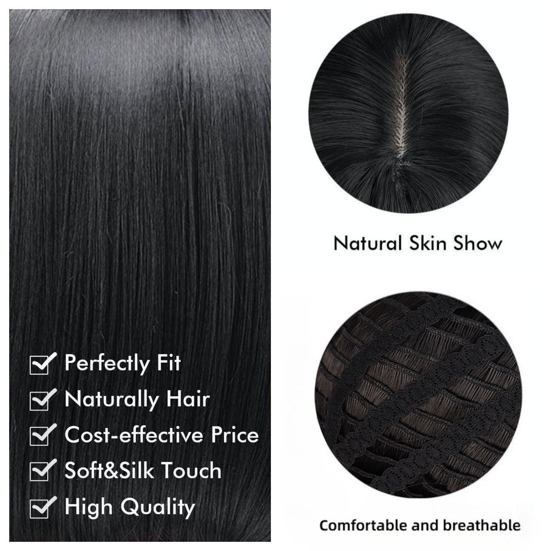 Wig Long Curly Synthetic Hair