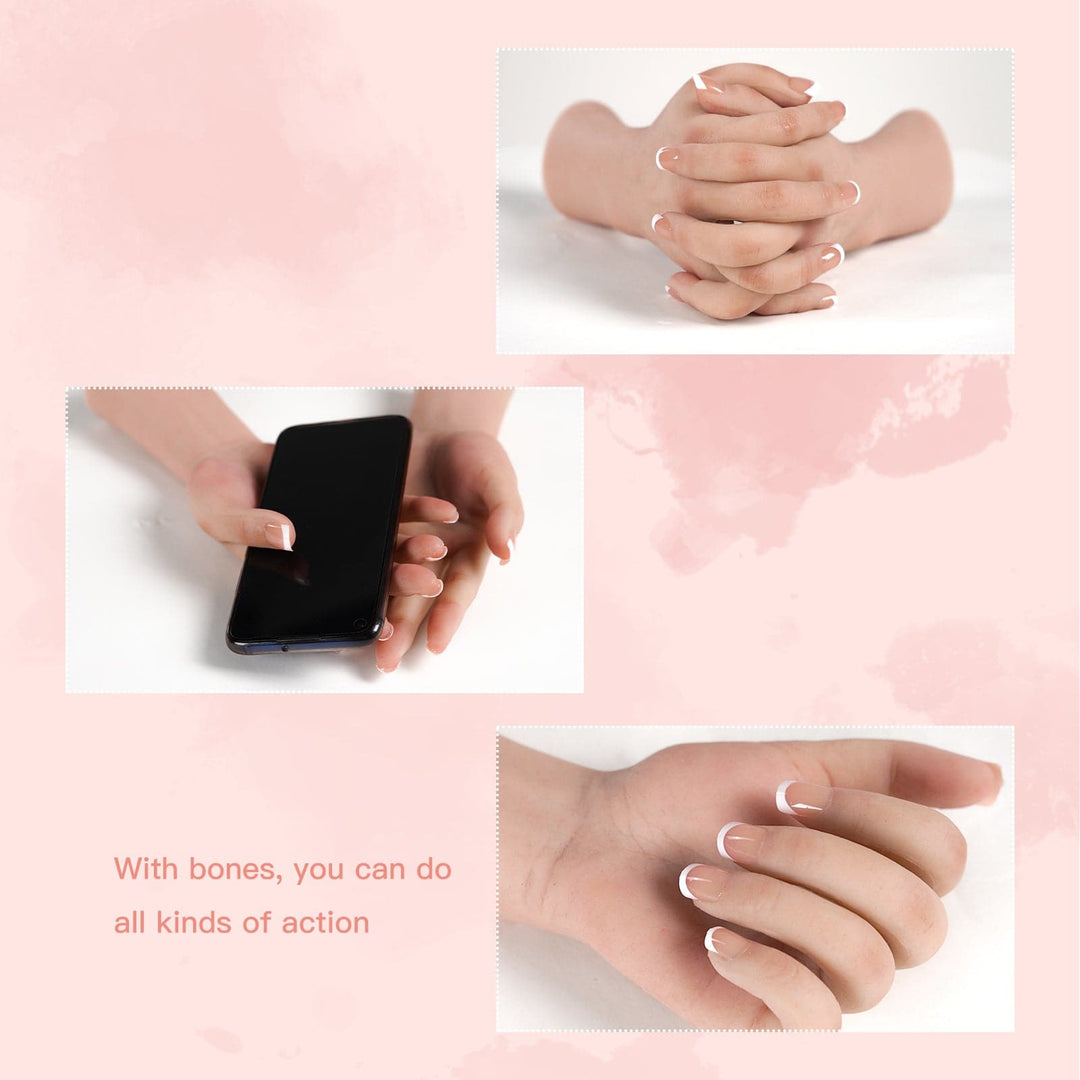 Minaky Silicone Female Mannequin Life Size Hand Sketch Nail Art at only $99.99