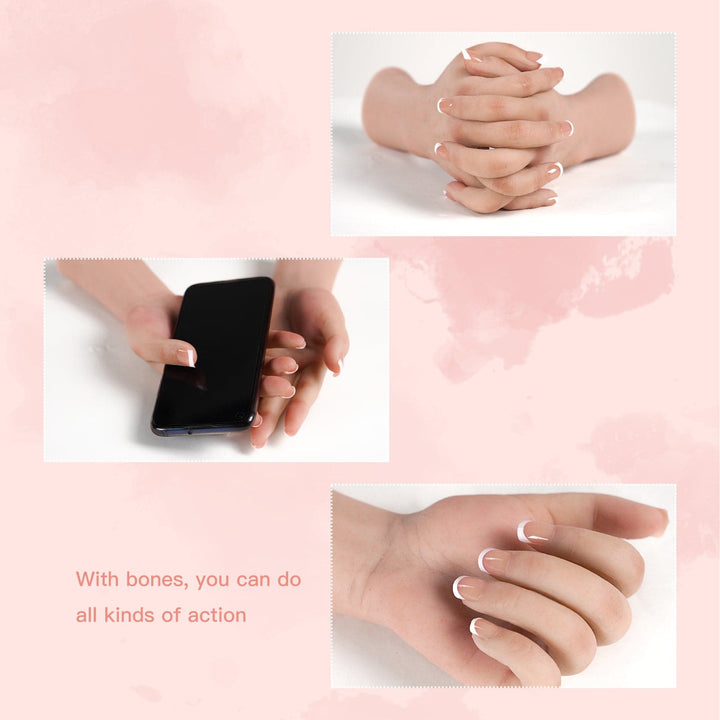 Minaky Silicone Female Mannequin Life Size Hand Sketch Nail Art at only $99.99