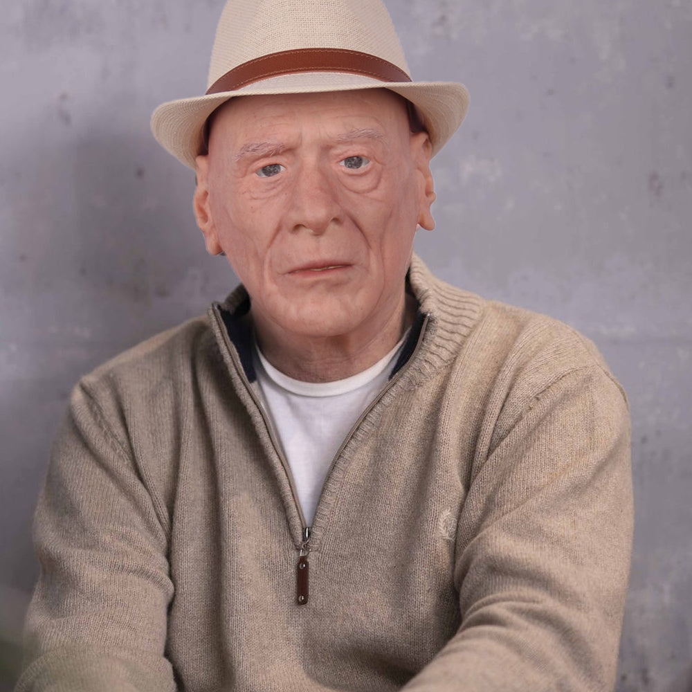 Dees Silikon-Kopfmaske für alte Männer