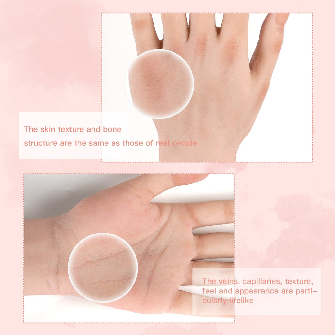 Minaky Silicone Female Mannequin Life Size Hand Sketch Nail Art at only $99.99