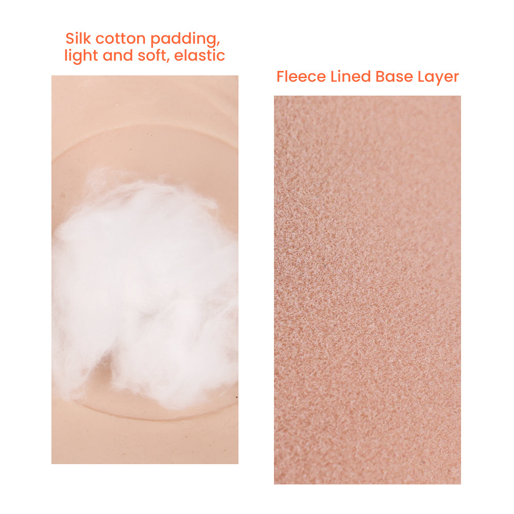 C-F Cup Round Collar Breastplate with Fleece Lined Base Layer