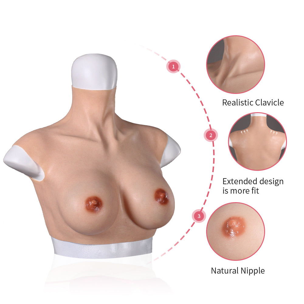 B bis G Cup Realistische Silikonbrüste