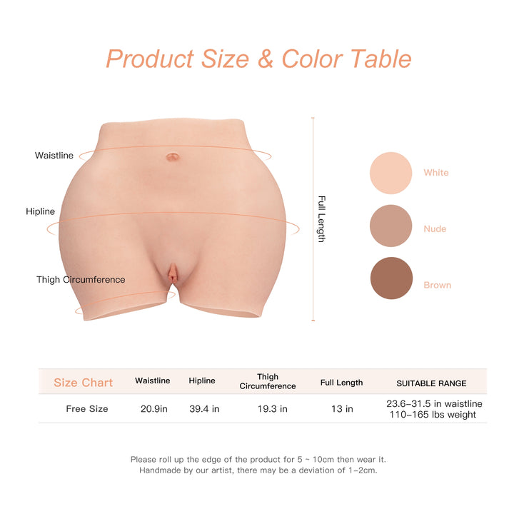 Silikon Panty Hip Enhancer Body Shaper Gesäß 8G