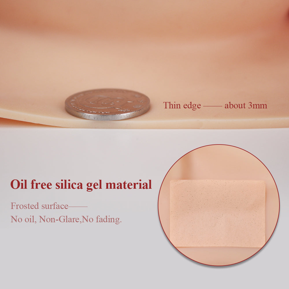 Silikon-Body mit D-Körbchen, halblang, 8G