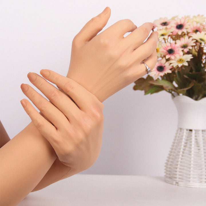 Hautstruktur-Silikon-Handschuhe mit Nagel
