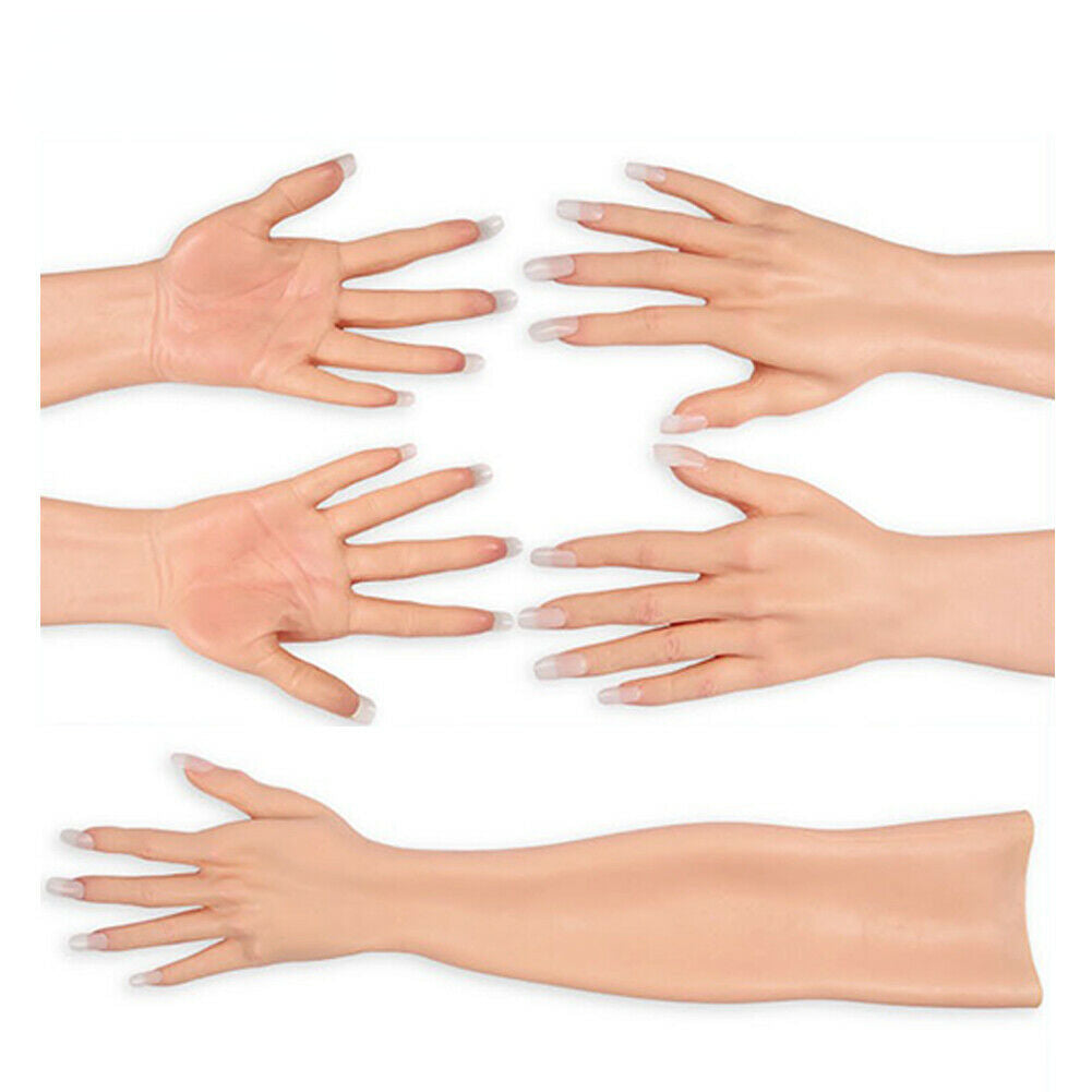 Hautstruktur-Silikon-Handschuhe mit Nagel